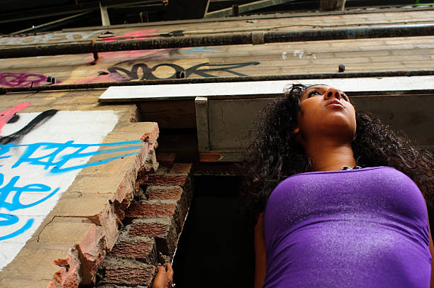 A royalty free photo of a young black woman.