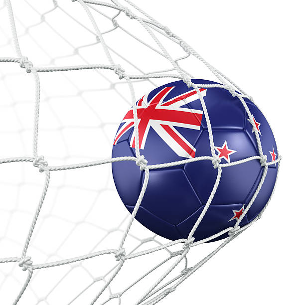 istock Soccerball in net 146905595