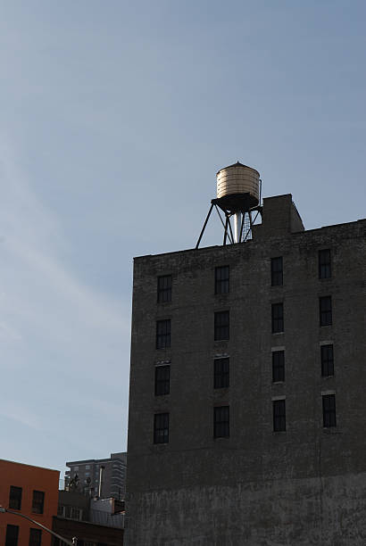 water tank, New York stock photo