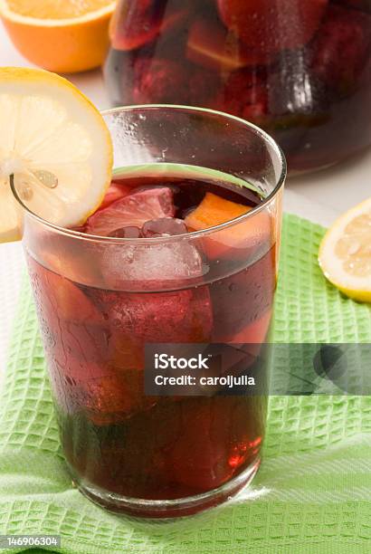 Comida Espanhola Sangria Vinho Tinto Punção - Fotografias de stock e mais imagens de Bebida - Bebida, Bebida Alcoólica, Comida