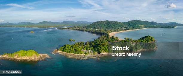 Ko Lanta Island Thailand Laem Kho Kwang Beach Xxl Panorama Stock Photo - Download Image Now