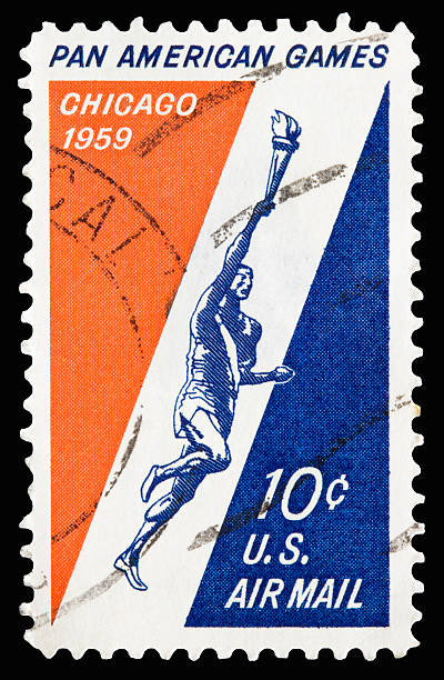 Airmail 1959 stock photo