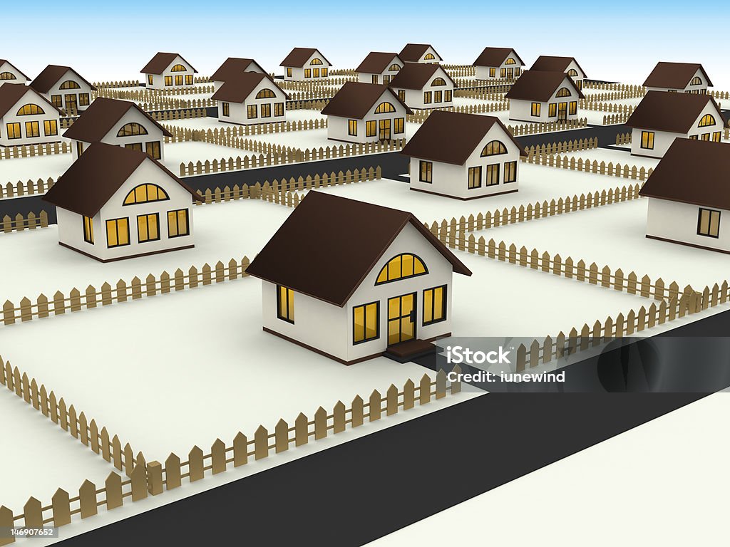 3d Cartoon Village Stock Photo - Download Image Now - Building Exterior,  Built Structure, Digitally Generated Image - iStock