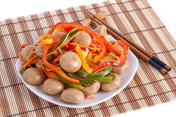Korean salad with field mushrooms (XL)