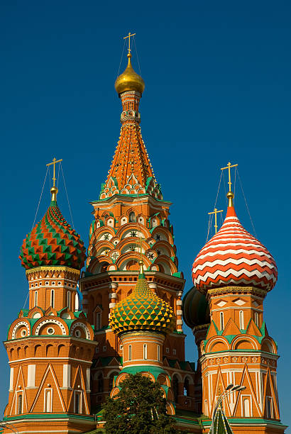 Moscow. Saint Basil's Cathedral stock photo