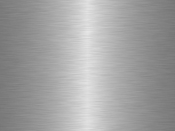 istock Close up of shiny silver metal 146907934