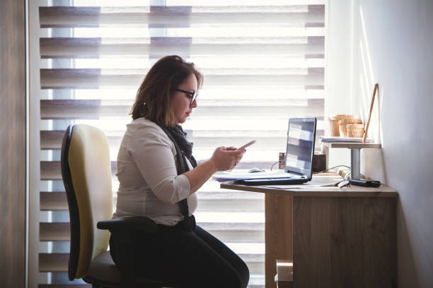 istock Woman working from home 1469080463