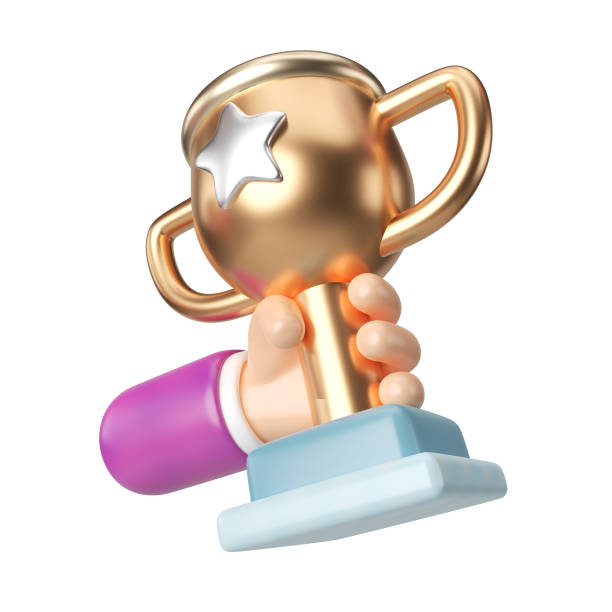 istock Success Trophy 3D Illustration Icon 1469082469