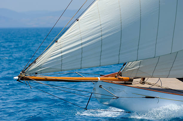 istock Sailing yacht prow 146908530