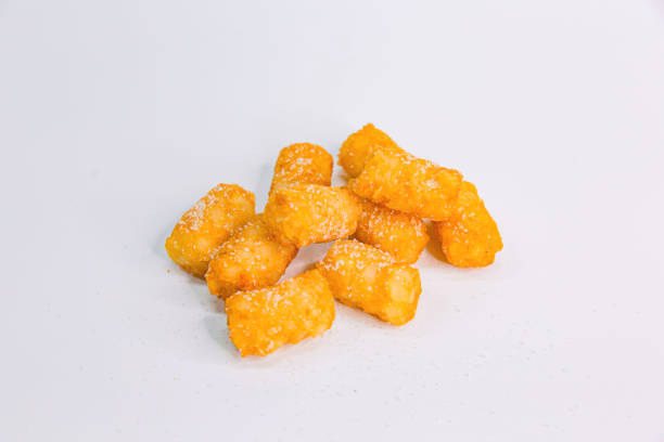 Asian Fried Sweet Potato Gems with White Sugar