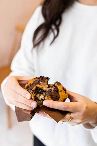 Delicious cookie and muffin prepared by a vegan chef.