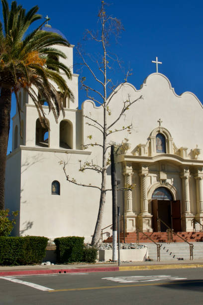 istock Spanish architecture Catholic Church in Old Town 1469086667