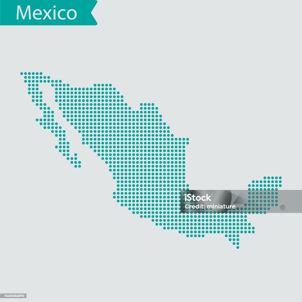 Mexico Abstract Map Mexico Map Stock Illustration - Download Image Now - Abstract, Art ...