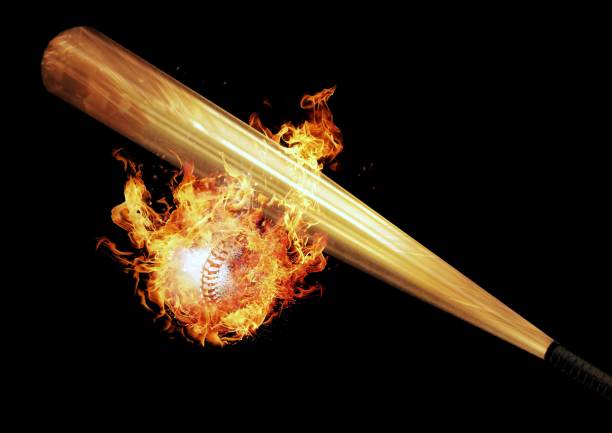istock 3d illustration of colliding baseball ball and bat composite with explosion effect 1469089979