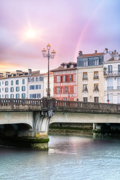 istock Bayonne in the pays Basque, typical facades 1469092237