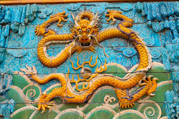 istock Dragon Wall at Forbidden City 146909306