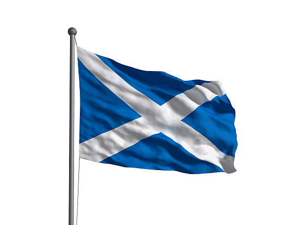 Flag of the Scotland (OLD) Newer version available. stock photo