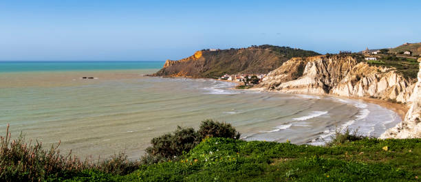 istock Panoramic view of the coastline 1469094330