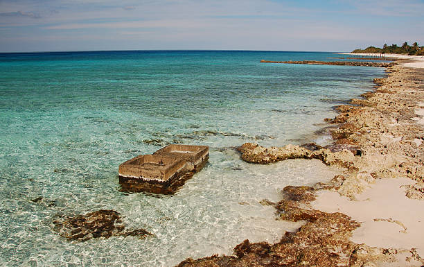 Beach in Maria la Gorda Crystal clear water beach, white sand, Maria la Gorda, Cuba maria la gorda stock pictures, royalty-free photos & images