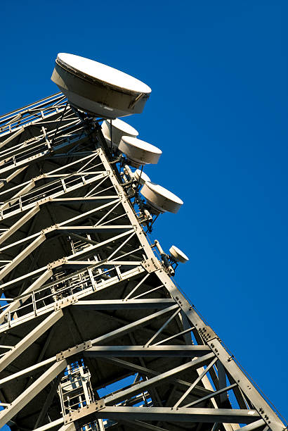 telecommunications tower stock photo