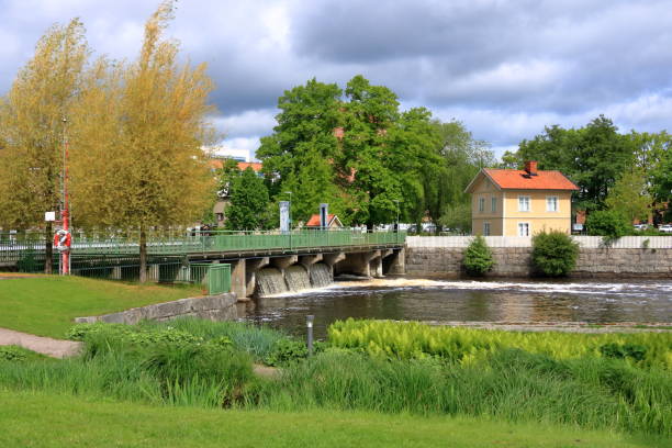 istock River Svartan downtown Orebro in Sweden 1469100322