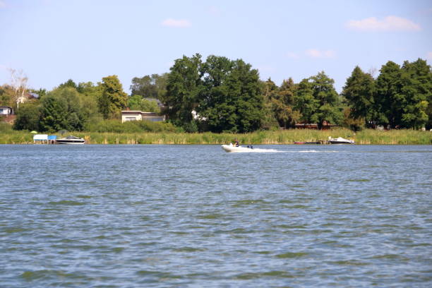 istock relaxed hustle and bustle on the Glindower See, Glindow, Werder/Havel, Germany 1469100553