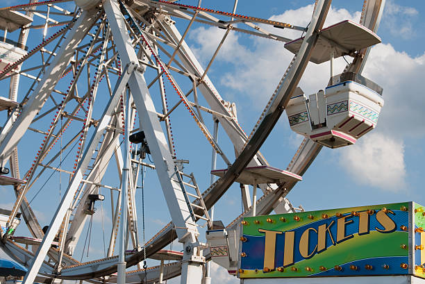 istock Ticket booth with a ferris wheel in the background 146910086