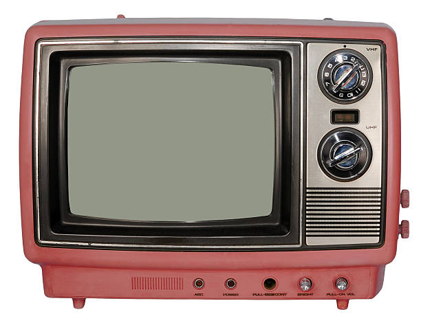 istock Vintage pink TV 146910114