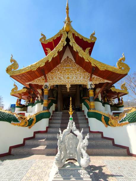 Rattanakuha Temple, Lampang Province stock photo