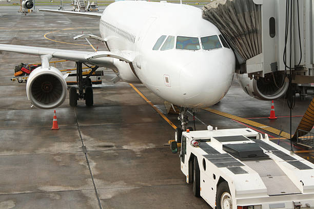 istock Airport Aeroplane & Airbridge 146910999