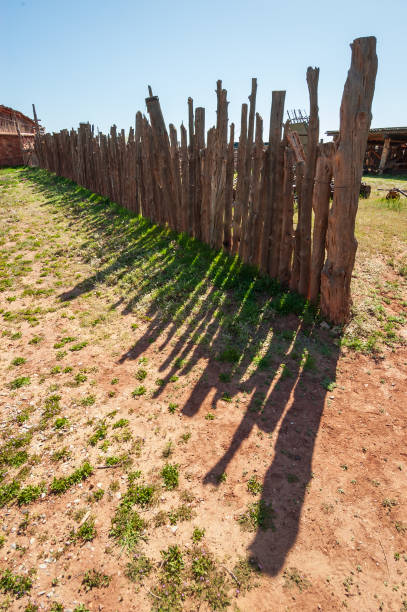 istock Tree Branch Fence at Hubbell Trading Post National Historic Site 1469111960