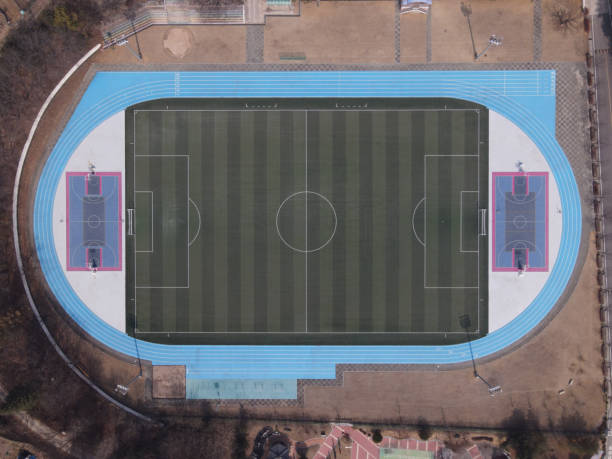 istock Middle school soccer field seen from the sky 1469114742