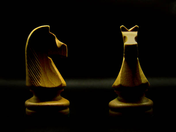 istock Chess - Strategy and tactics game - Set of pieces and checkerboard (King - Queen - Bishop - Knight - Rook - Pawn) 1469118551