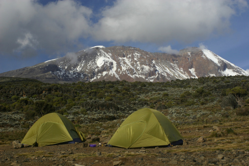 Taken June 2006, this is the camp site for the first night of hiking Kilimanjaro along the Machame route.
