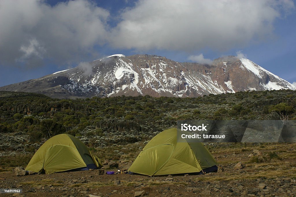 Kuchenka w Góra Kilimandżaro - Zbiór zdjęć royalty-free (Biwakować)