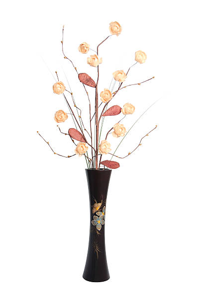istock Ikebana set in wooden vase. 146912028