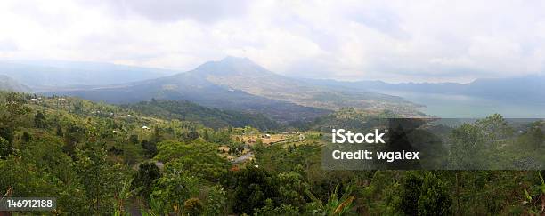 Panorama Of Kintamani Volcano Bali Stock Photo - Download Image Now - Activity, Asia, Bali