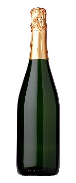 Bottle Champagne stock photo