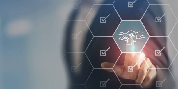 istock AI ethics or AI Law concept. Developing AI codes of ethics. Compliance, regulation, standard , business policy and responsibility for guarding against unintended bias in machine learning algorithms. 1469126235
