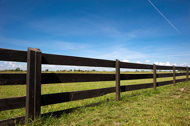 istock Wooden Fence Under Blue Sky 146912718