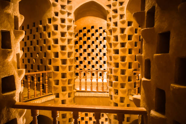 istock Kashan, Iran - 29th may, 2022: pigeon tower interior view and architecture 1469131797