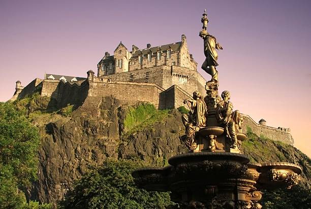 Edinburgh Castle stock photo