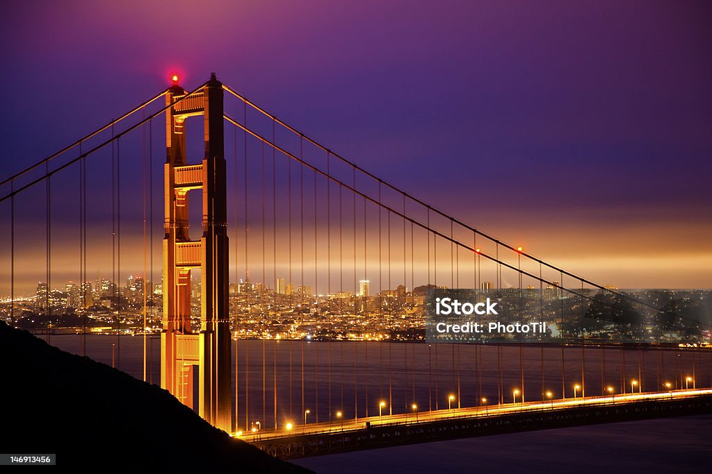Golden Gate Bridge - Foto stock royalty-free di Acqua