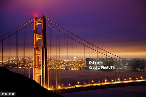 Most Golden Gate - zdjęcia stockowe i więcej obrazów Ameryka - Ameryka, Brama, Brzeg rzeki
