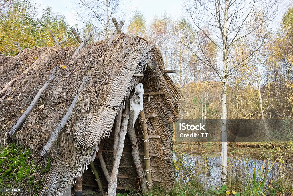 Steinzeit hut - Lizenzfrei Alt Stock-Foto