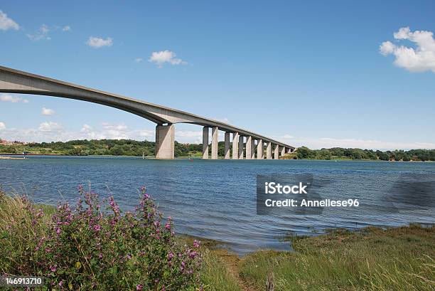 Orwell Ponte Sullacqua Del Suffolk - Fotografie stock e altre immagini di Ponte - Ponte, Acqua, Ambientazione esterna