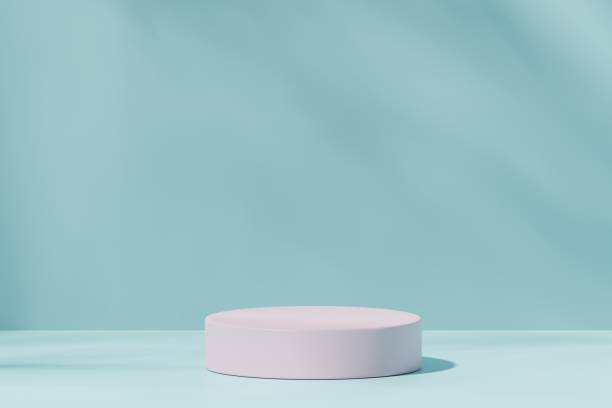 istock Scene with a podium for product presentation, 3d rendering 1469139914