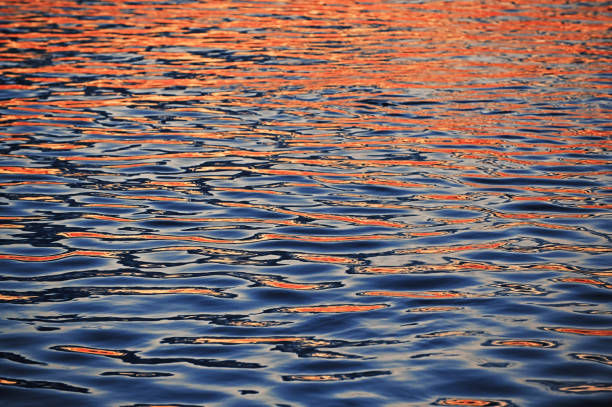 istock Closeup Colorful Abstract Sunrise Reflection On Danube River 1469140459
