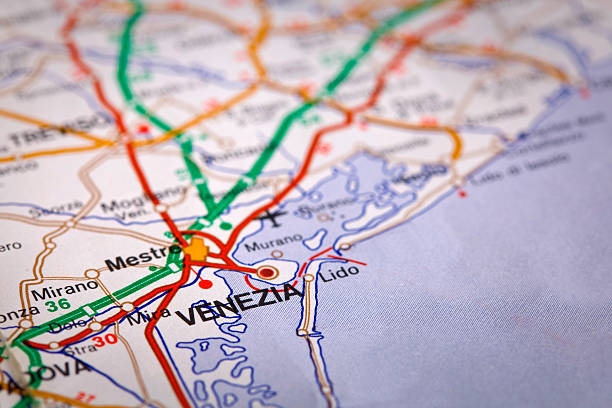 istock Map image of Venice, Italy 146914149