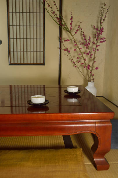 istock Home Decore with Red Plum Blossoms 1469142353